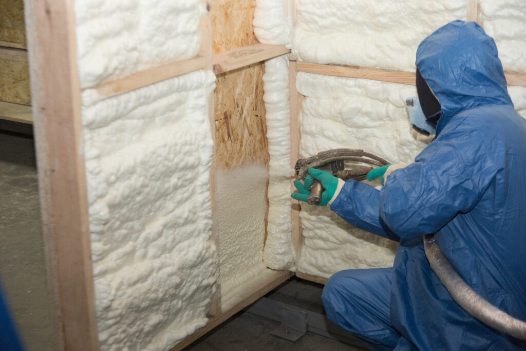 Spray Foam Insulation Application